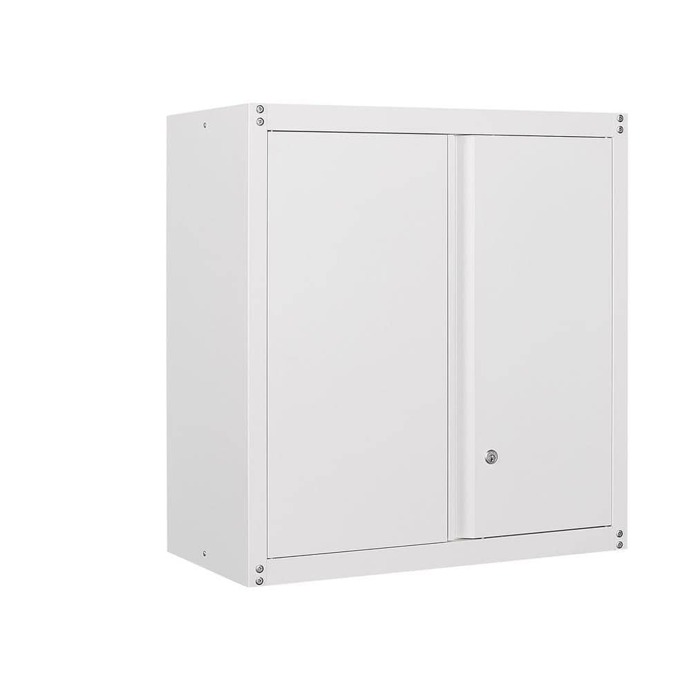 25.98 in. W x 13.78 in. D x 27.95 in. H Bathroom Storage Wall Cabinet in Wh