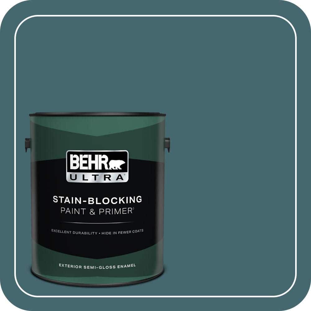 1 gal. Home Decorators Collection #HDC-AC-05L Jade Semi-Gloss Enamel Exterior Paint & Primer price history on PriceWatchPro