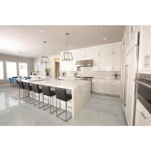 Madison Luna 24 in. x 48 in. Polished Porcelain Stone Look Floor and Wall Tile (16 sq. ft./Case)