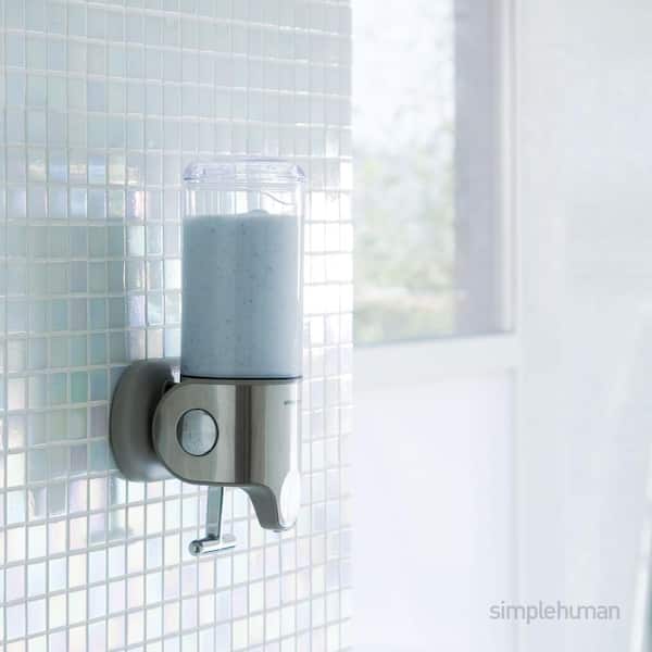 simplehuman Wall-Mounted Shampoo & Soap Dispensers