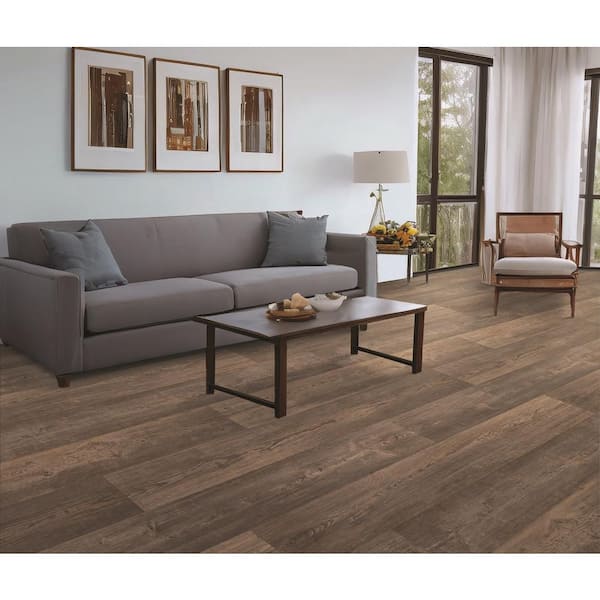 Pleasant Grove Wood 16 MIL 13.2 ft. W x Cut to Length Waterproof Vinyl Sheet Flooring