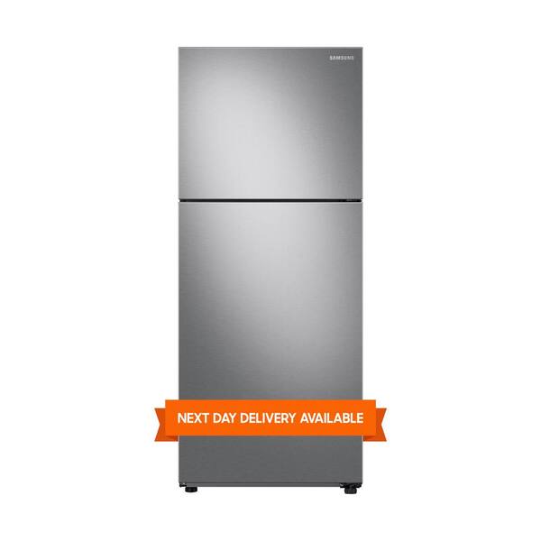 Samsung 15.6 cu. ft. Top Freezer Refrigerator in Stainless Steel
