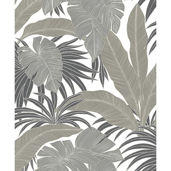 Pavestone Laguna Leaf Vinyl Peel and Stick Wallpaper Roll (Covers 31.35 sq. ft.)