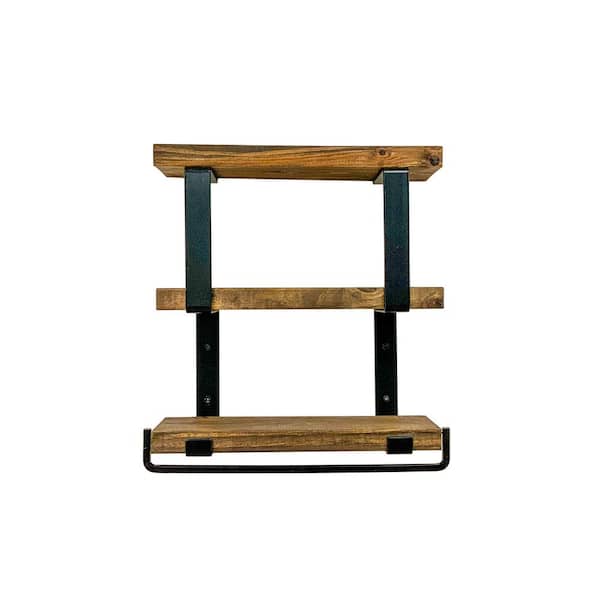 17.1'' W Manufactured Wood Height -Adjustable Storage Rack