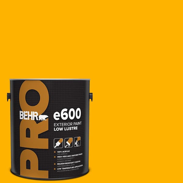 BEHR PRO 1 gal. #310B-7 Saffron Thread Low Luster Exterior Paint