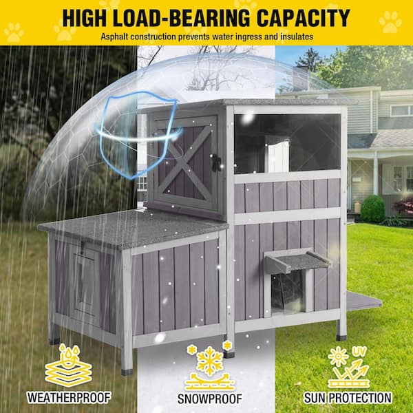 aivituvin Heated Winter-Proof Feral Cat House : Insulation Liner
