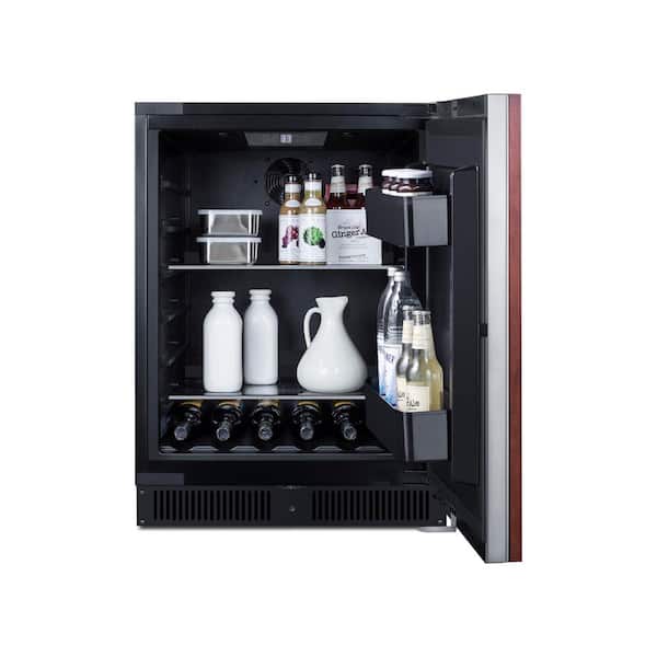 Summit Appliance 24 in. W 4.4 cu. ft. Mini Refrigerator in Panel