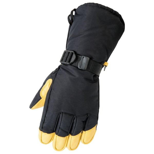 Raider Deerskin Gauntlet Large Tan Glove