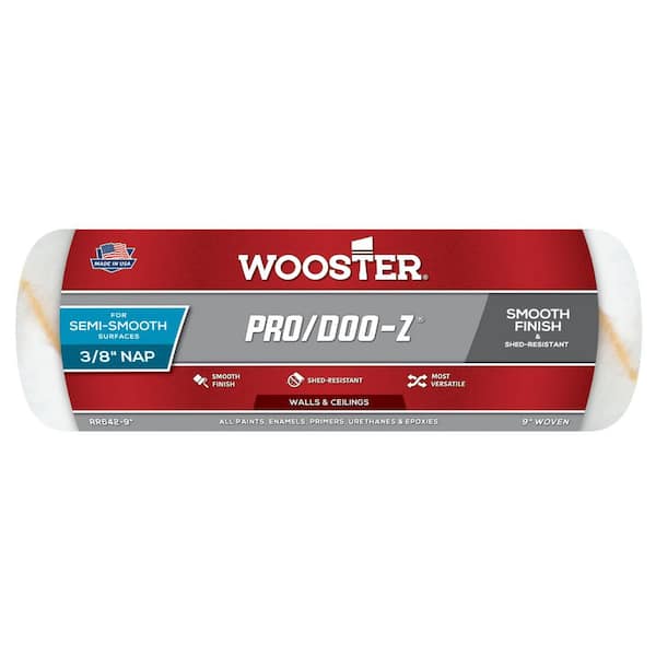 Wooster 9 in. x 3/8 in. Pro/Doo-Z High-Density Woven Roller Cover