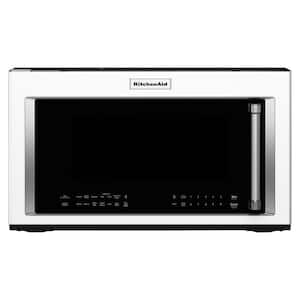 30 in. W 1.9 cu. ft. Over the Range Convection Microwave in White with Sensor Cooking Technology