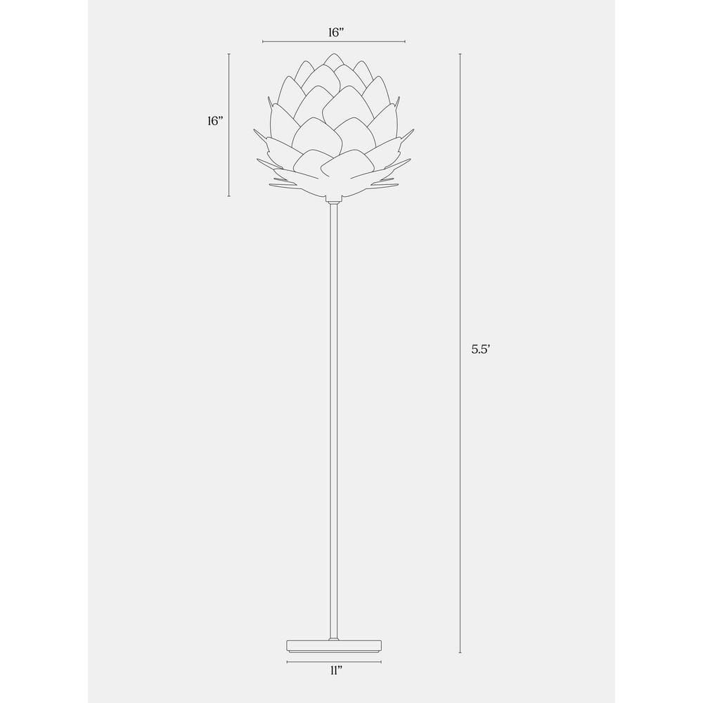 White 66" Torchiere Floor Lamp with Google Assistant for Kids