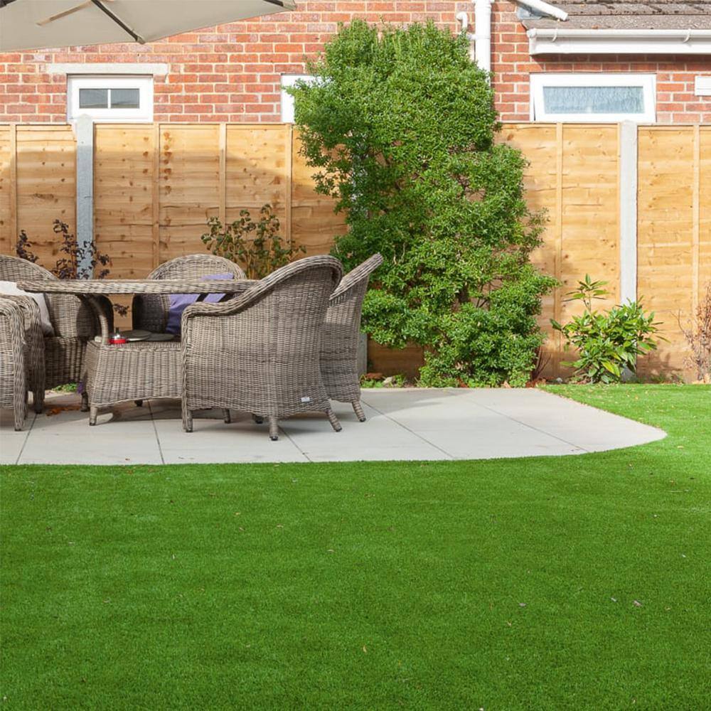 Premium Deluxe Green Artificial Grass Turf with Polyurethane Backing