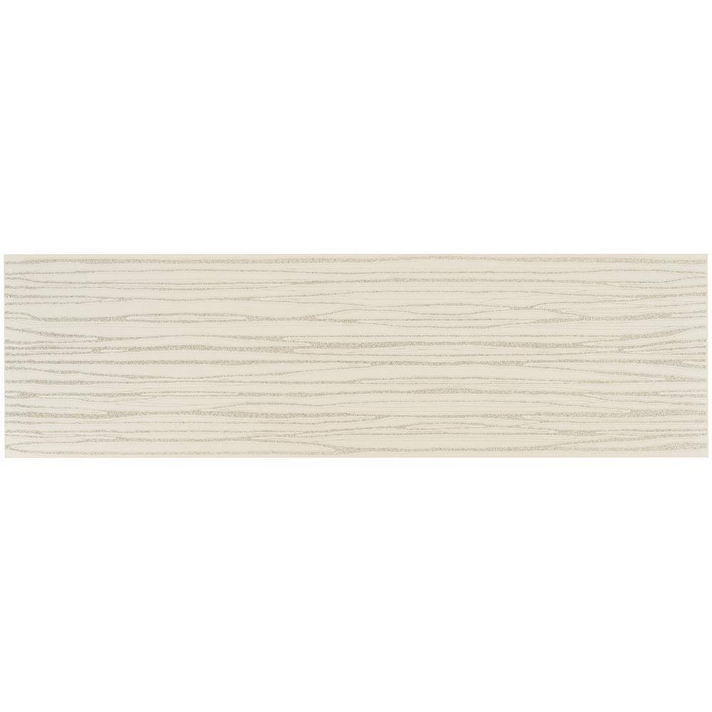 Echo Stream Beige Textured 11" x 40" Ceramic Wall Tile