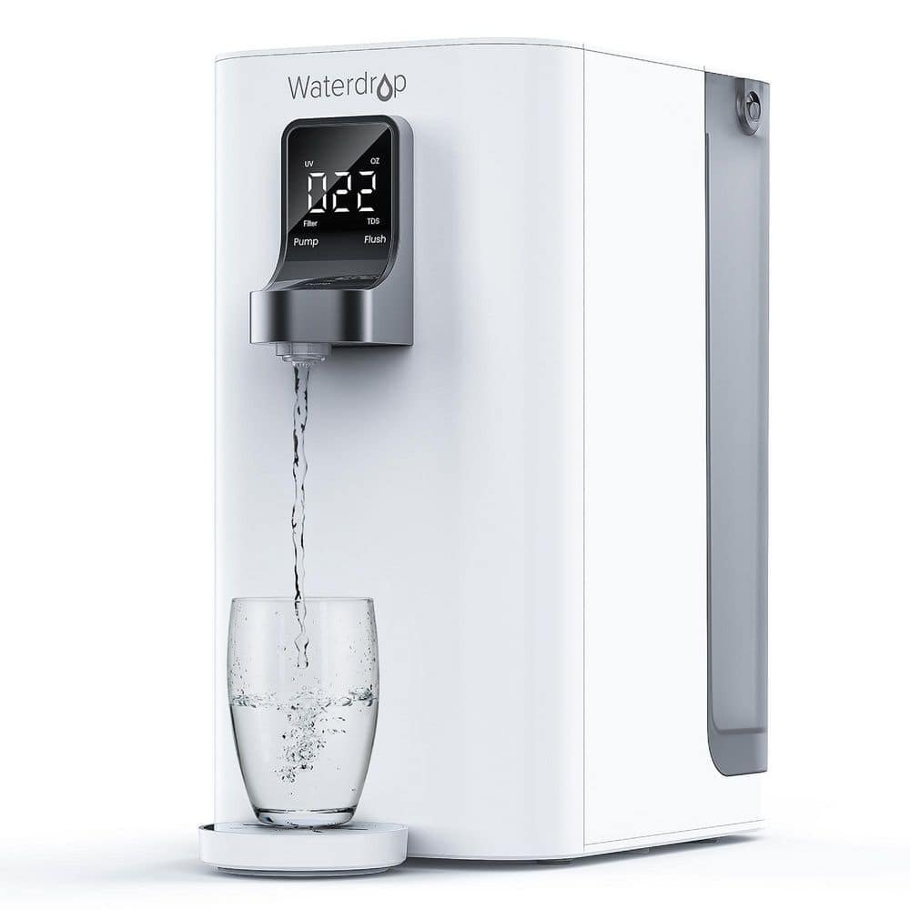 K19 4-Stage Countertop Reverse Osmosis Water Filter System with 170 oz. High-Capacity Tank, No Installation Required