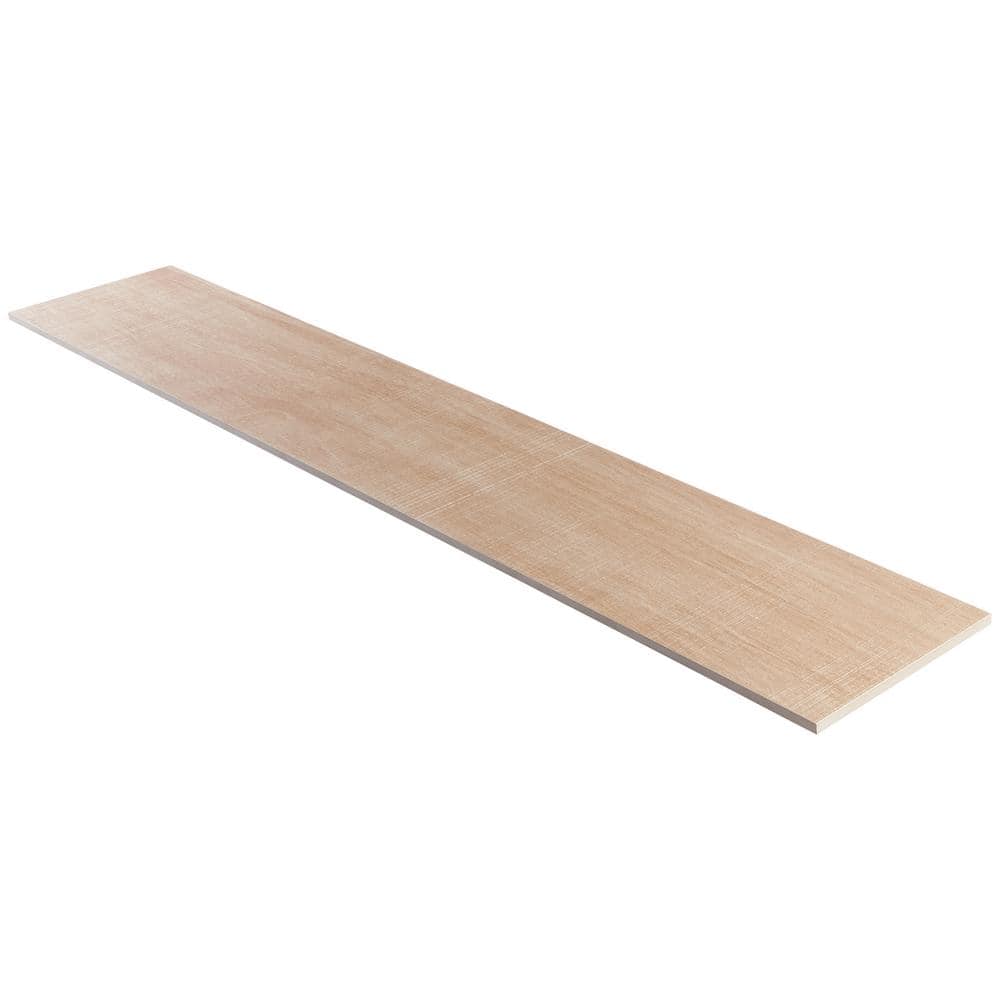 Maple 8" x 48" Matte Porcelain Wood Look Floor and Wall Tile