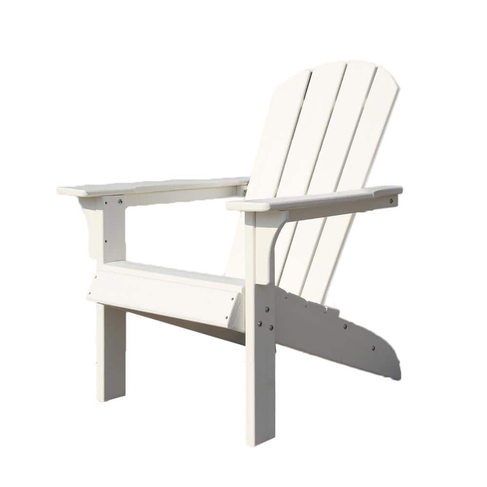 Aap Leuren Of later SERGA White Polystyrene Folding Composite Outdoor Adirondack Chair  CUU-WH4PADLKC - The Home Depot
