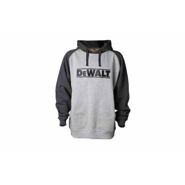 DEWALT Logan Men's Size Large 2 Tone Grey Heavy-Duty Hooded Sweatshirt