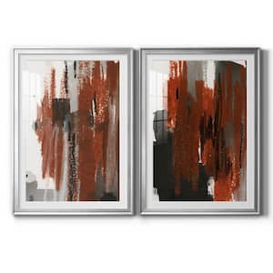 Loft Pastel V by Wexford Homes 2 Pieces Framed Abstract Paper Art Print 30.5 in. x 42.5 in.