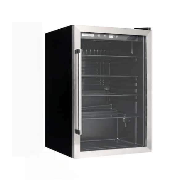 128 Can Beverage Cooler in Stainless Steel