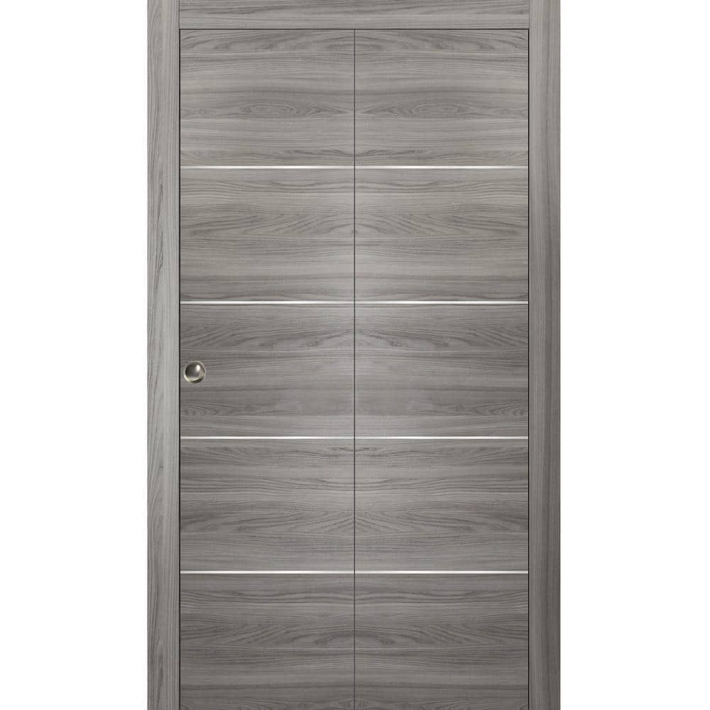 Assemble Required 0020 48 in.  x 96 in. Flush Solid Core Ginger Ash Finished Wood Bifold Door with Hardware price history on PriceWatchPro