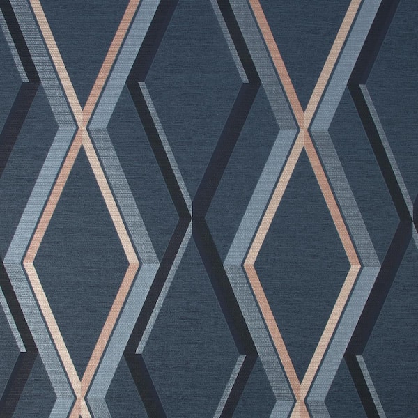 Superfresco Easy Prestige Geo Navy Wallpaper