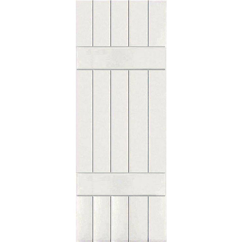 18 in. x 27 in. Exterior Real Wood Pine Board and Batten Shutters Pair White price history on PriceWatchPro
