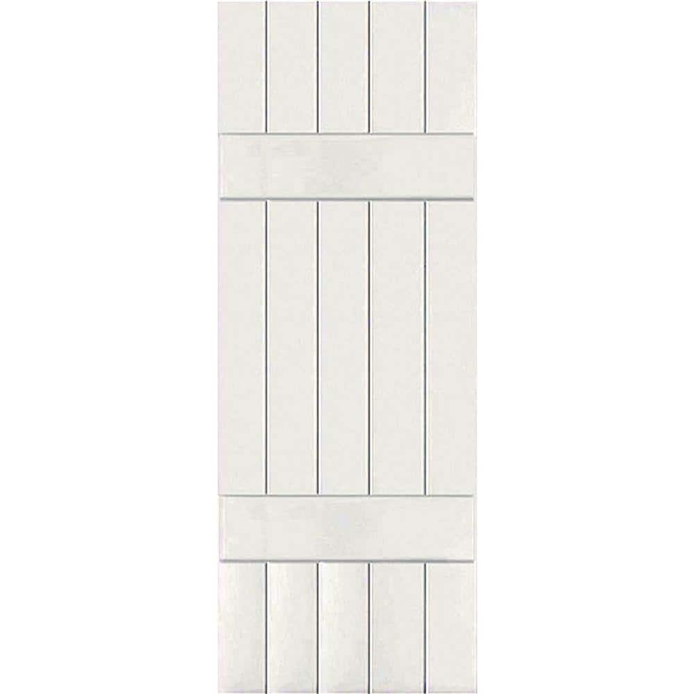 18 in. x 42 in. Exterior Real Wood Pine Board and Batten Shutters Pair White price history on PriceWatchPro