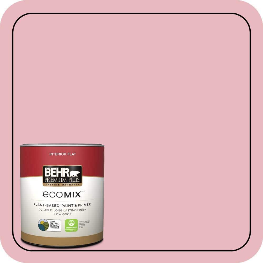 1 qt. #M150-2 Peppermint Stick Flat EcoMix Plant-Based Interior Paint & Primer price history on PriceWatchPro