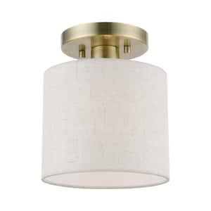 Livex Lighting 60028-07 Fontana 5 Light 21 Inch Bronze Semi-Flush 3 thumbnail image