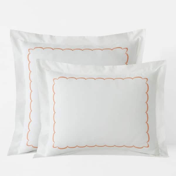 Company Cotton Scallop Percale Sham