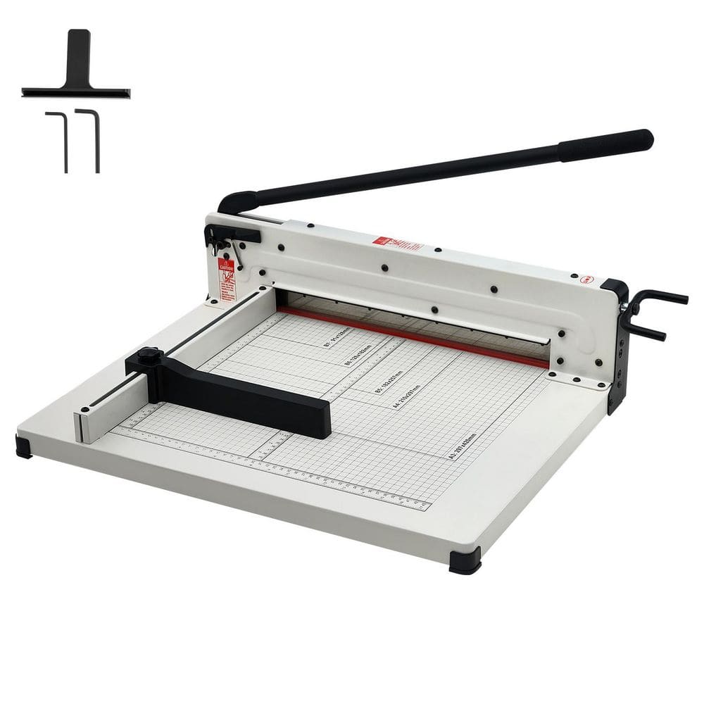 Heavy Duty Paper Cutter, Solid Steel Construction, 17 in. Tile Cutter with Steel Blade and handle grip, adjustable blade price history on PriceWatchPro