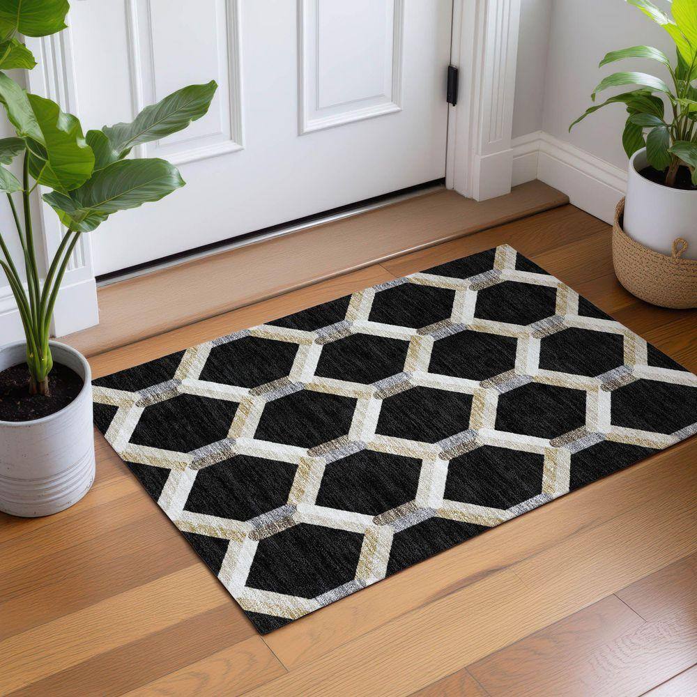 Addison Rugs Chantille Machine Washable Indoor/Outdoor Abstract ACN2343 ...