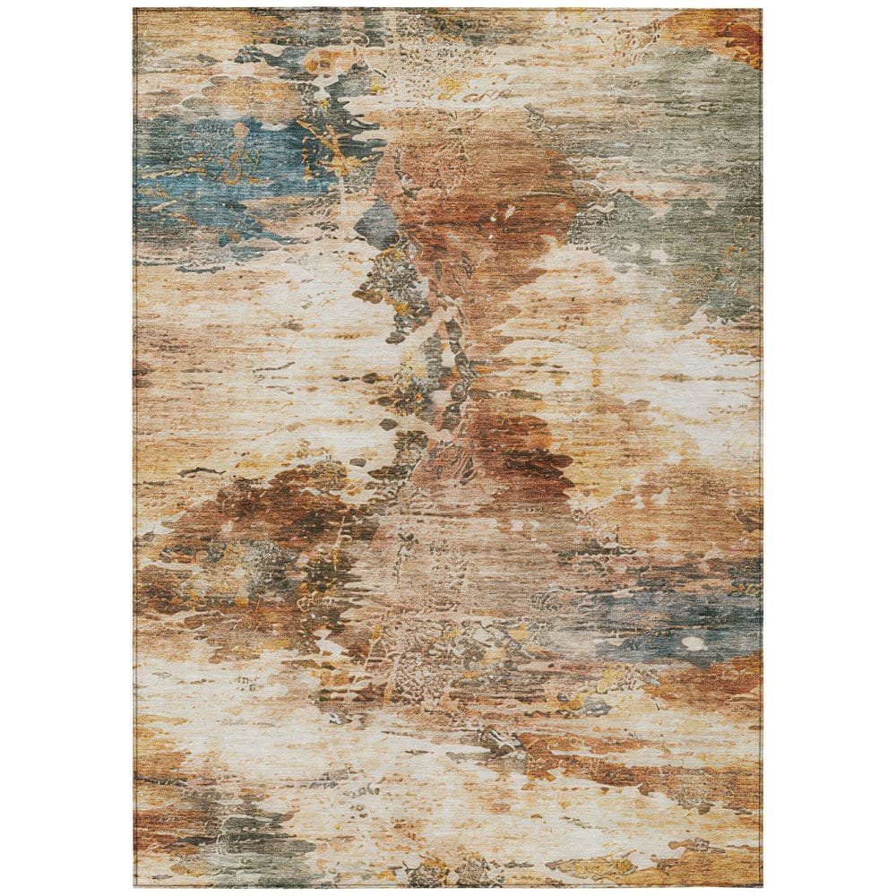 Chantille Machine Washable Indoor/Outdoor Abstract ACN2874 Paprika 9 ft. x 12 ft. Area Rug price history on PriceWatchPro