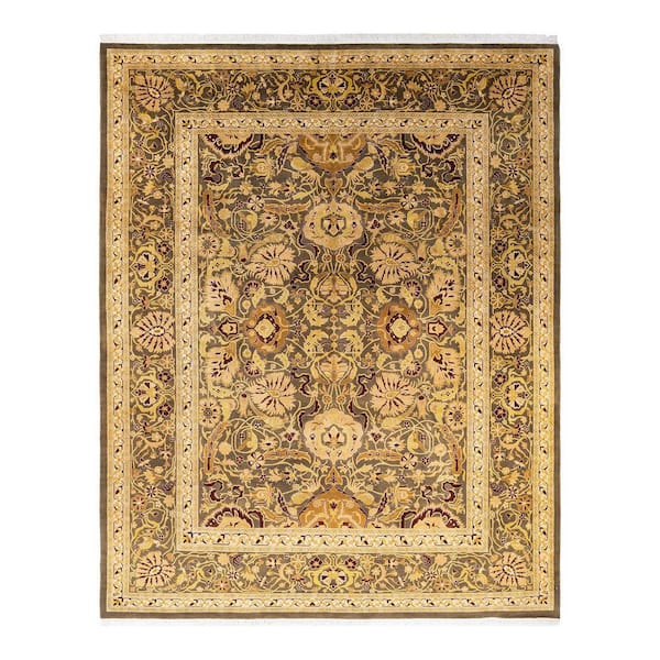 Solo Rugs Mogul One-of-a-Kind Traditional Brown 8 ft. 2 in. x 10 ft. 2 in. Oriental Area Rug