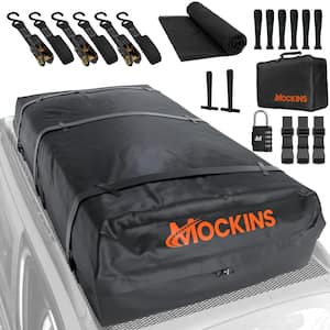 40 Cu. ft. Waterproof Rooftop Cargo Carrier Bag - 72 in x 48 in x 20 in Soft Shell Roof Bag w/ Carry Bag and Accessories