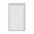 JELD-WEN 35.5 in. x 59.5 in. V-4500 Series White Vinyl Right-Handed ...