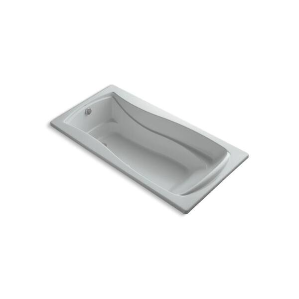 KOHLER Mariposa 6 ft. Air Bath Tub in Ice Grey