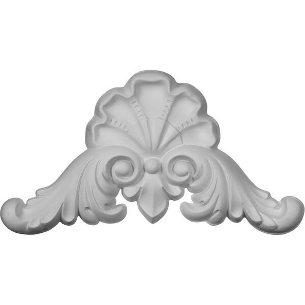 Ekena Millwork 12-1/4 in. x 6-1/8 in. x 1-1/8 in. Polyurethane Carrillo ...