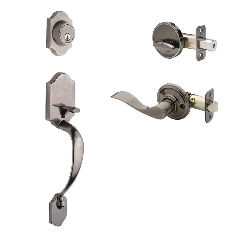 Heritage Antique Nickel Door Handleset and Waverlie Handle Trim price history on PriceWatchPro