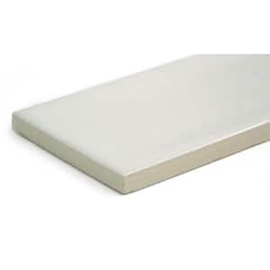 Raku White 3 in. x 12 in. Glossy Ceramic Wall Tile (6.3 sq. ft./Case)