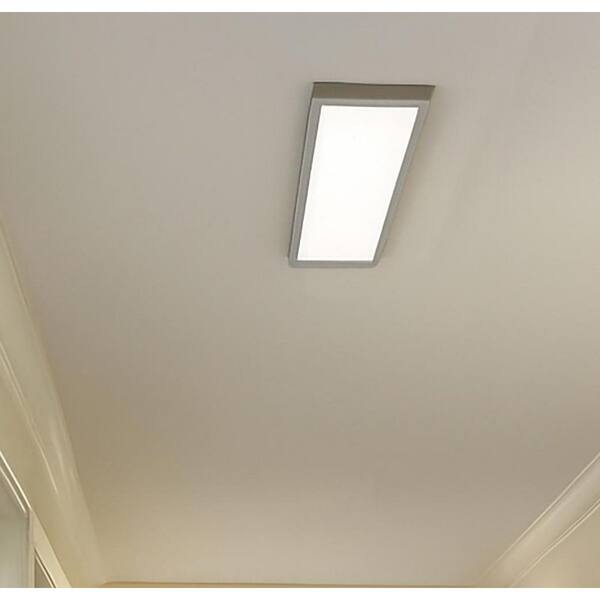 AFX Lugano 48 in. Satin Nickel Indoor Standard Integrated LED