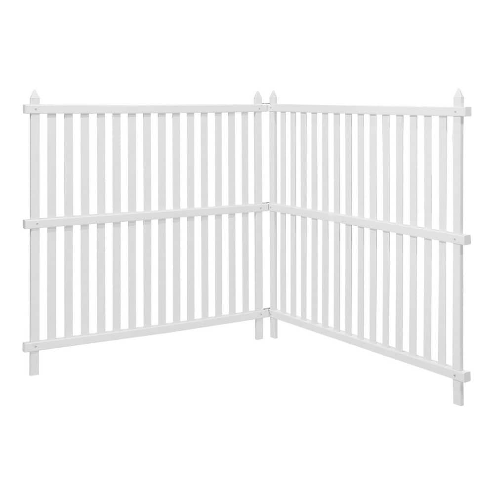 2 Panels Outdoor Privacy Screen, 48 x 48 in. Air Conditioner Fence with 19.7 in. Ground Stakes,Strip Vinyl Privacy Fence price history on PriceWatchPro