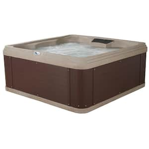 Ariana 6-Person 30-Jet 70-Port Bench-style 240V Spa with Ice Bucket by Aqualife by Strong Spas