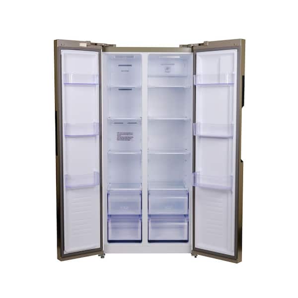 Hamilton Beach 15.6 cu. ft. Side By Side Refrigerator in Stainless