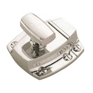 Highland Ridge 1-3/16 in (30 mm) Center-to-Center Aged Pewter Cabinet Door Latch