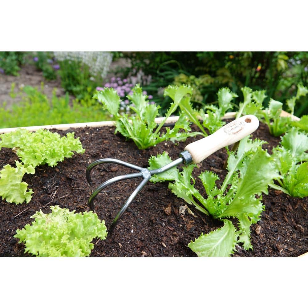 Heavy Duty 3-Tine Cultivator with Ash Hardwood Handle