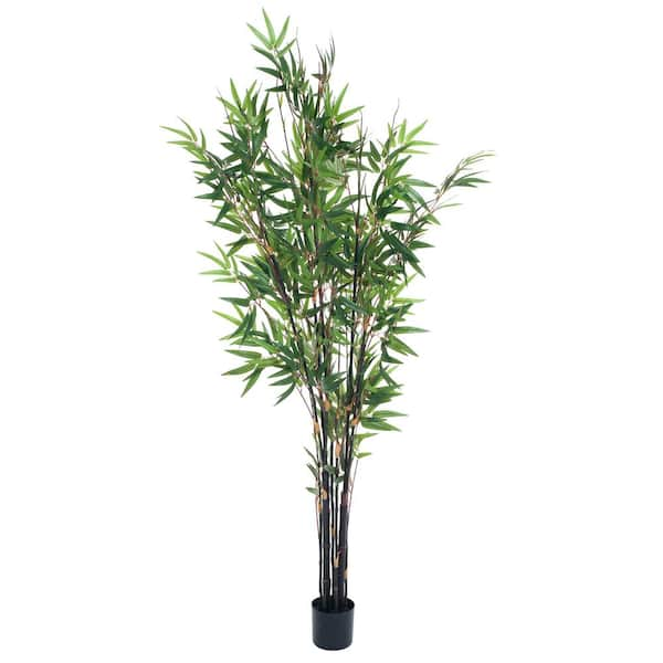 Pure Garden 5 ft. Artificial Japanese Bamboo Tree W150023 - The Home Depot