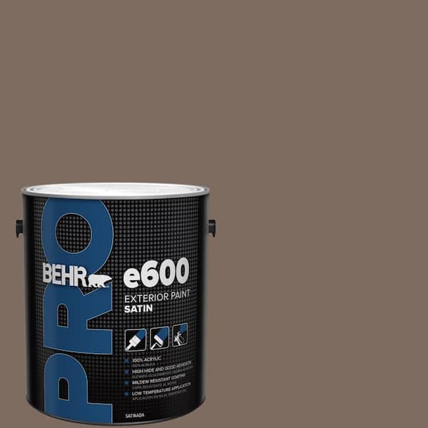 BEHR PRO 1 gal. #PPU5-03 Antique Earth Satin Exterior Paint