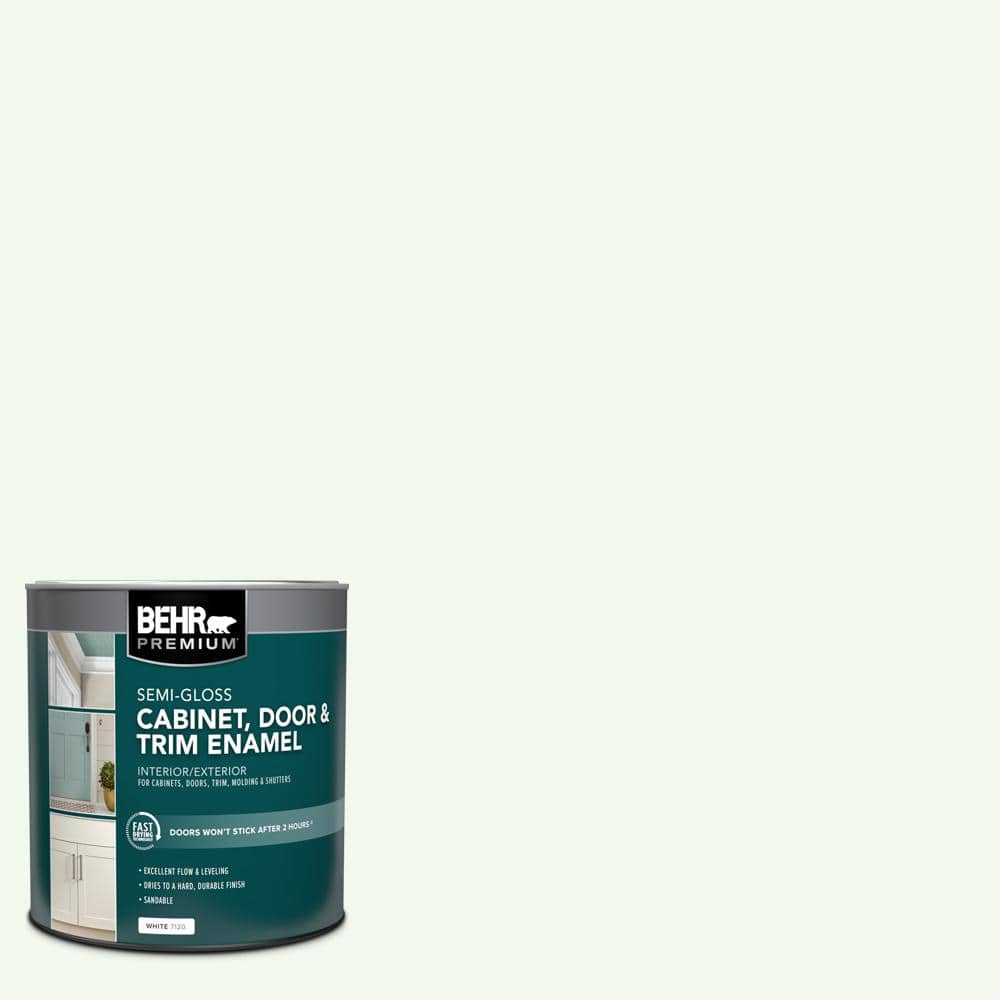 BEHR PREMIUM 1 qt. #GR-W05 Unwind Semi-Gloss Enamel InterioExterior