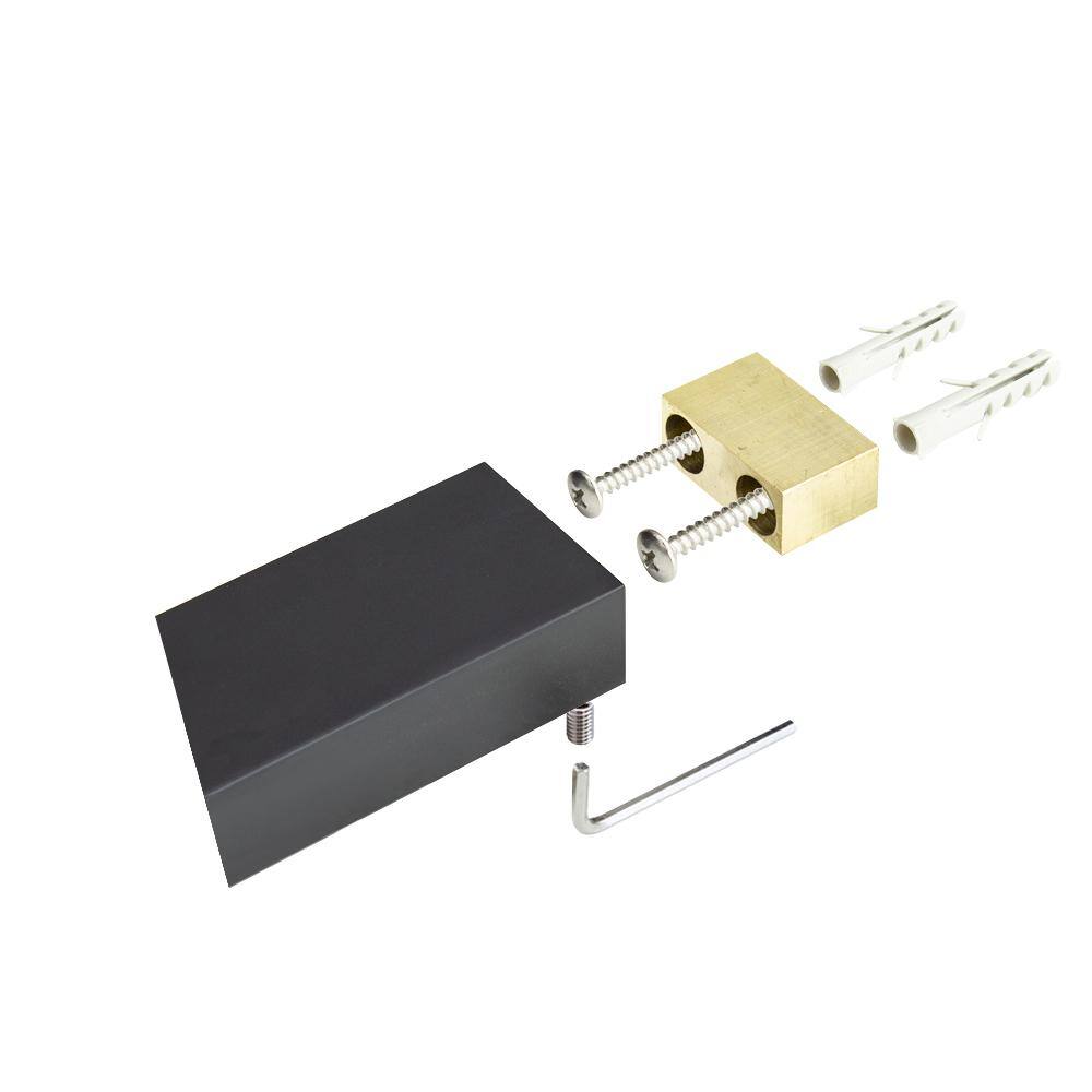 Black Stainless Steel Wall Mounted Soap Dish Holder